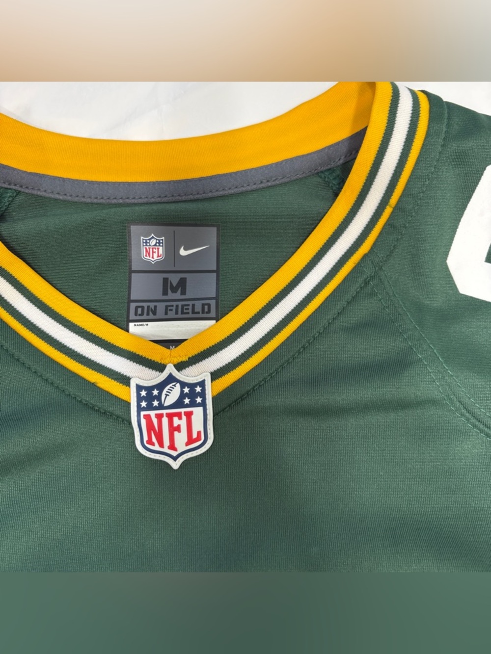 Nike NFL On Field Aaron Jones #33 Green Bay Packers Jersey Men’s Medium - Picture 4 of 10